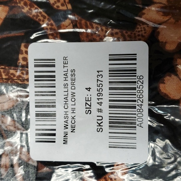 ❤NWT VINTAGE TORRID MINI A LINE DRESS w/POCKETS - LEOPARD ANIMAL PRINT PLUS SIZE - Picture 10 of 13